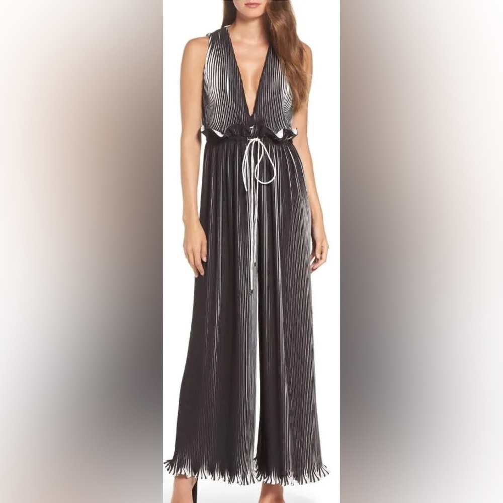 C/MEO Collective Monochrome Striped Jumpsuit’s